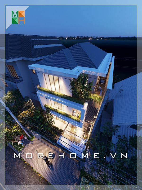 trang trí ngoại thất phần không gian phía ngoài của ngôi nhà thể hiện đẳng cấp, sang trọng của gia chủ